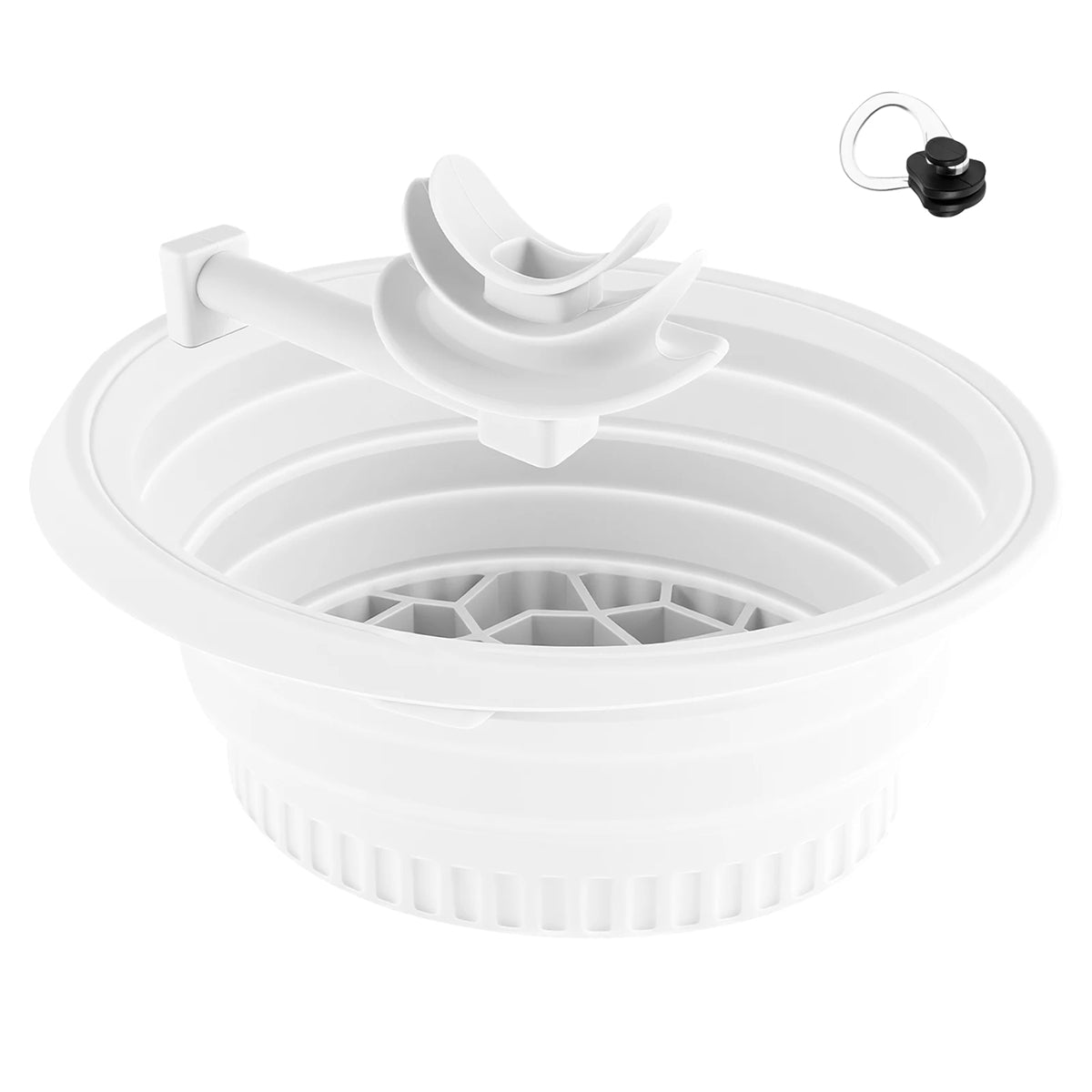 Vadem Face Ice Bath with Breathing Tube Collapsible Skin Icing Basin