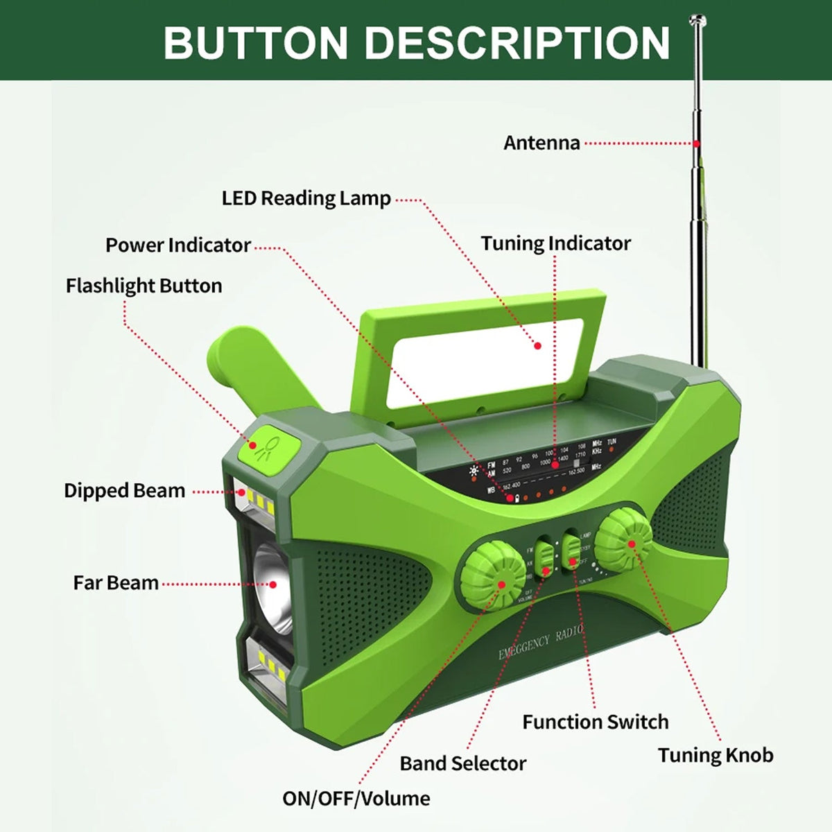 Vadem Emergency radio