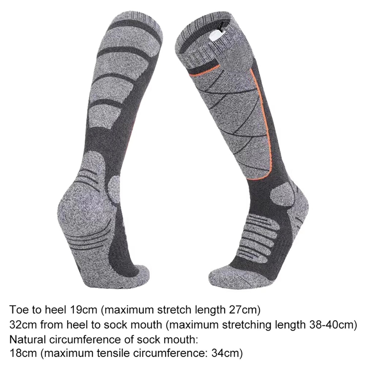SkiHeati Heated Ski Socks